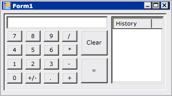 Oberfläche zur Calculator-Einführung