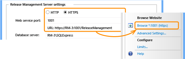 Port in IIS entspricht dem Port am Server