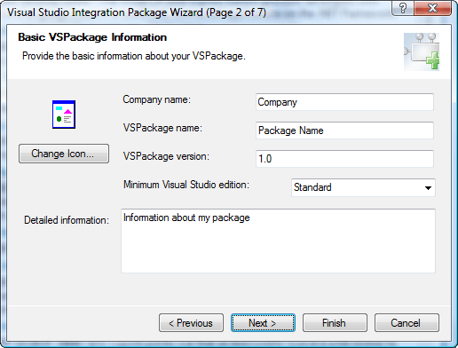 Grundlegende VSPackage-Informationen