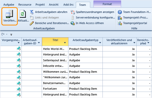 Aufgabendaten eingeben