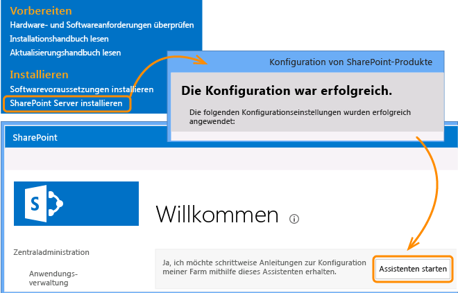 SharePoint Server konfigurieren