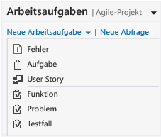 Agile-Arbeitsaufgaben