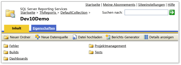 SQL Server-Berichterstellungsdienste