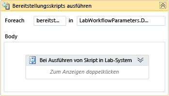 Aktivität bei Ausführen von Bereitstellungsskript