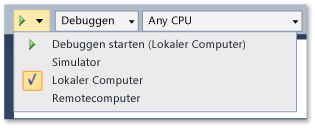 Ausführen auf lokalem Computer