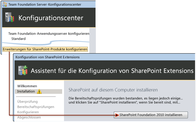 Installieren neuer SharePoint 2010-Instanz