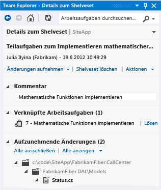 Shelveset Details