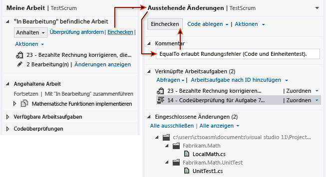 Update zum Korrigieren eines Fehlers einchecken