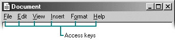 Access keys