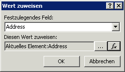 'Wert zuweisen' (Dialog)