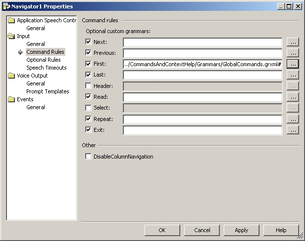 DataTableNavigator data bindings