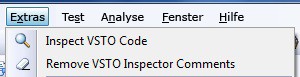 VSTO-Menü "Extras"