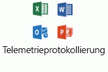 Dieses Symbol steht für die Telemetrieprotokollierung.