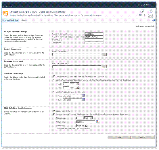 Project Server-Bild