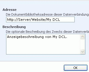 Excel Services – URL der DCL