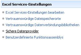 Starten der SSP-Administratorkonsole – Sichere Datenprovider