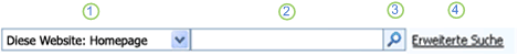 Suchfeld auf Siteebene in Office SharePoint Server
