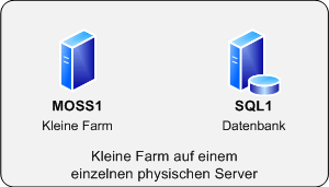 Kleine Farm auf einem einzelnen physischen Server