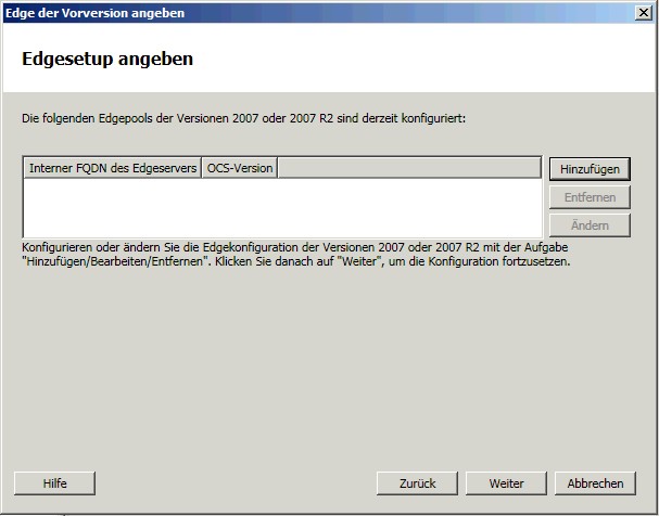 Edgesetup angeben (Dialogfeld)