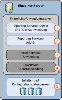 SharePoint-Modus von SSRS - Bereitstellung auf einem Server