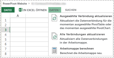 interaktive Datenaktualisierung