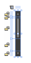 ScrollBar-Zeilenunterteiler