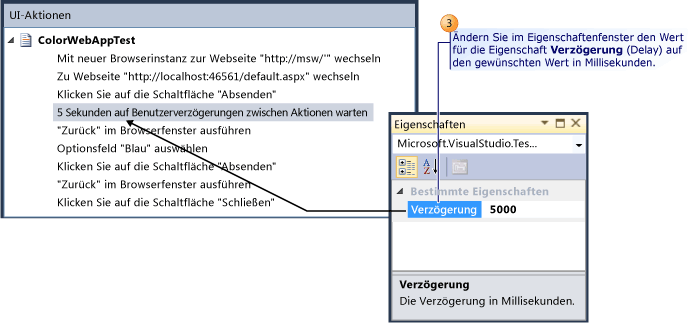 Verzögerung mit 5 Sekunden hinzugefügt