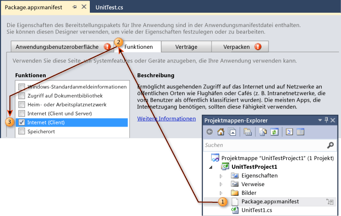 Komponententestmanifest