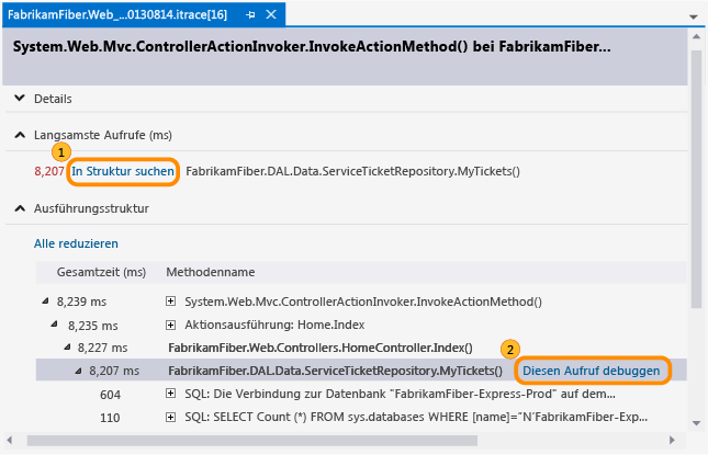 Debuggen über Methodenaufruf starten