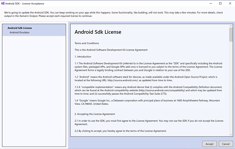 Installieren des Android SDK