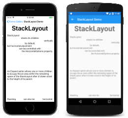 StackLayout-Beispiel