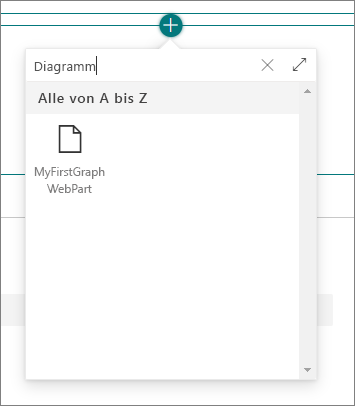 Auswahlfunktion für Webparts