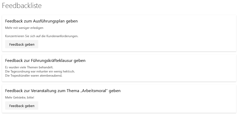 SharePoint-Liste mit benutzerdefinierter mehrzeiliger Ansicht