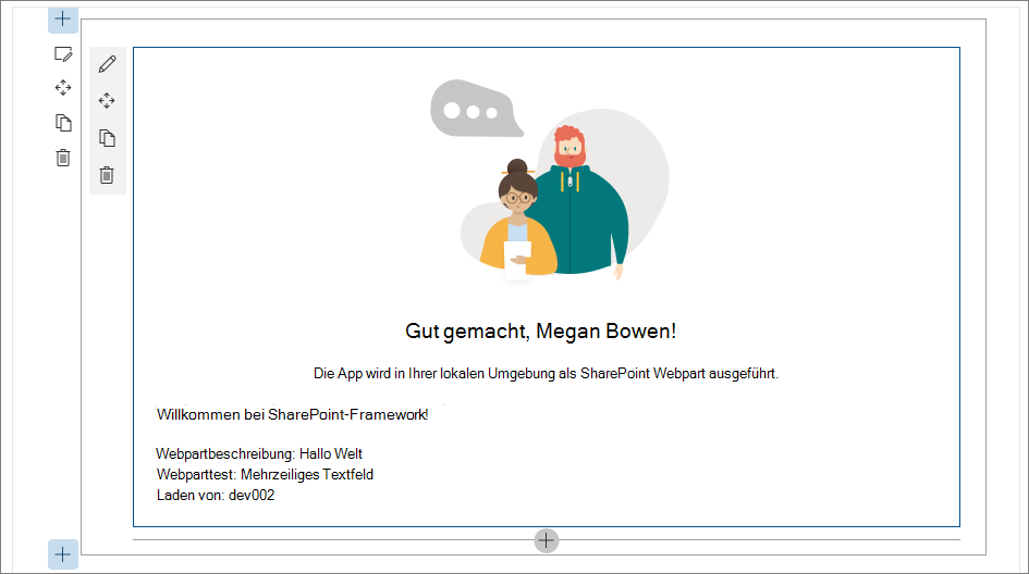 SharePoint-Seitenkontext auf der SharePoint-Website