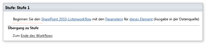 Starten einer Listenworkflow-Koordinierungsaktion