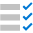 Abbildung eines Häkchenlistensymbols.