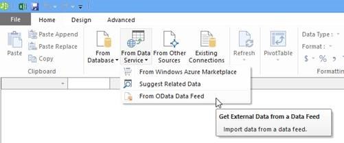 Aus Odata-Datenfeed auswählen