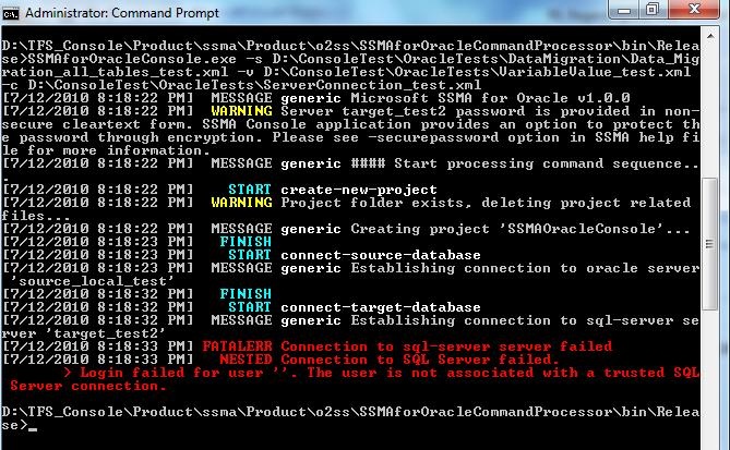 SSMA Console Output_Oracle