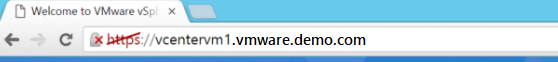 Screenshot eines nicht sicheren Kommunikationskanals in Chrome.