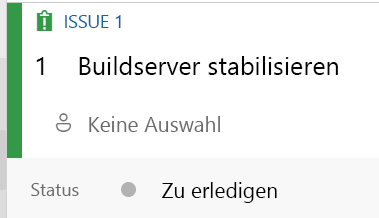 Screenshot: Azure Boards mit der Position des Aufgabenbesitzers