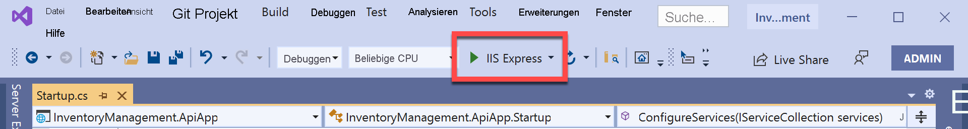 Debuggen in Visual Studio