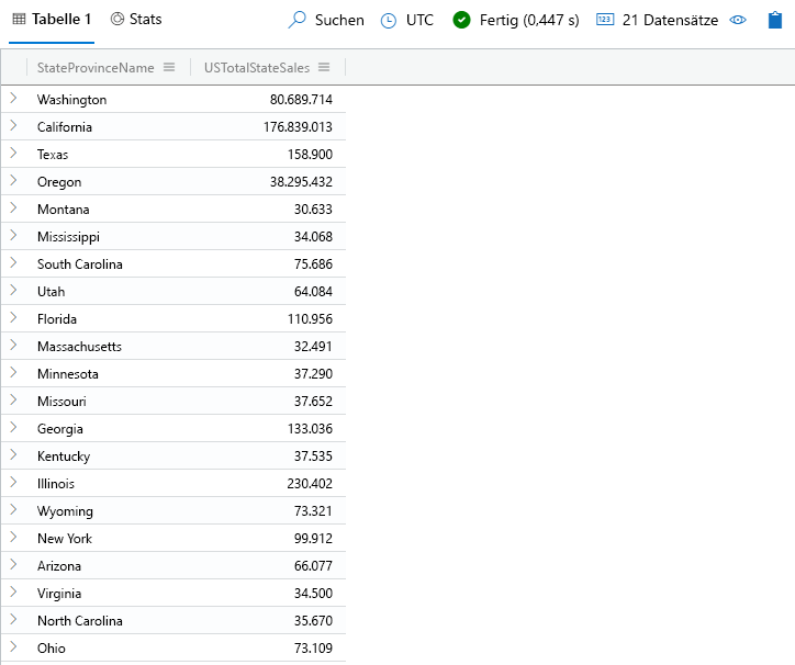 Screenshot of the `materialize` function, showing the first block of the query.