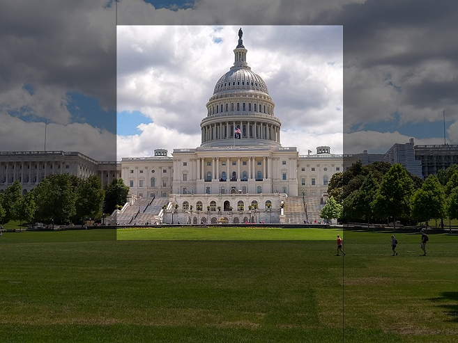 A large building cropped to show the region of interest.