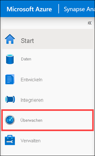 Das Menüelement „Überwachen“ ist ausgewählt.