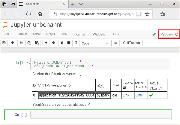 Ausführen von Python in Jupyter