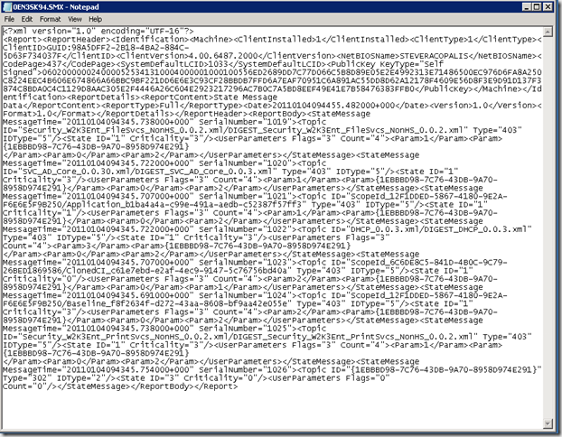 Screenshot einer Beispiel-SMX-Datei im Editor.