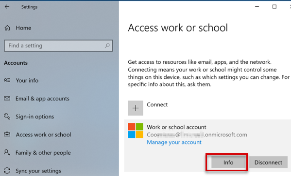 Screenshot: Installiertes VPN-Profil in Windows