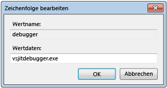 Edit String dialog box