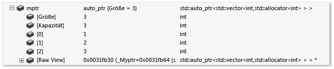 auto_ptr<Vektor<int>> ExpandedItem-Erweiterung