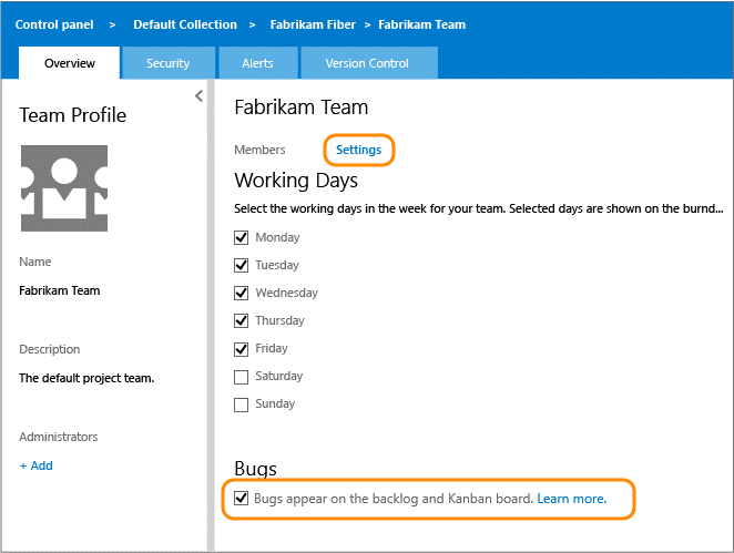 Deaktivieren zum Entfernen von Fehlern aus dem Backlog und Kanban-Board